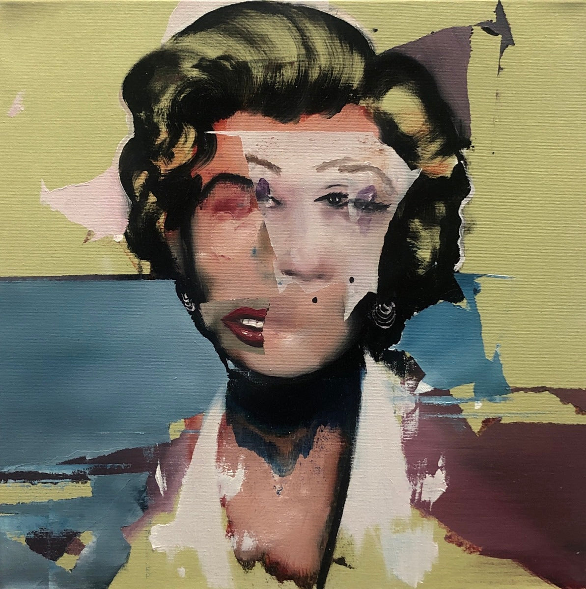 Marilyn In Pistachio And Blue